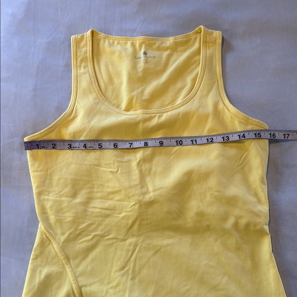 Tuff Athletics Tank Top Yellow Fitted Fitted Bralet Women's - Picture 5 of 11